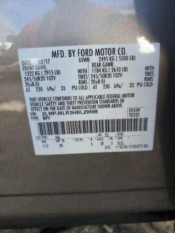 Photo 13 VIN: 2LMPJ6LR3HBL29598 - LINCOLN MKX RESERV 