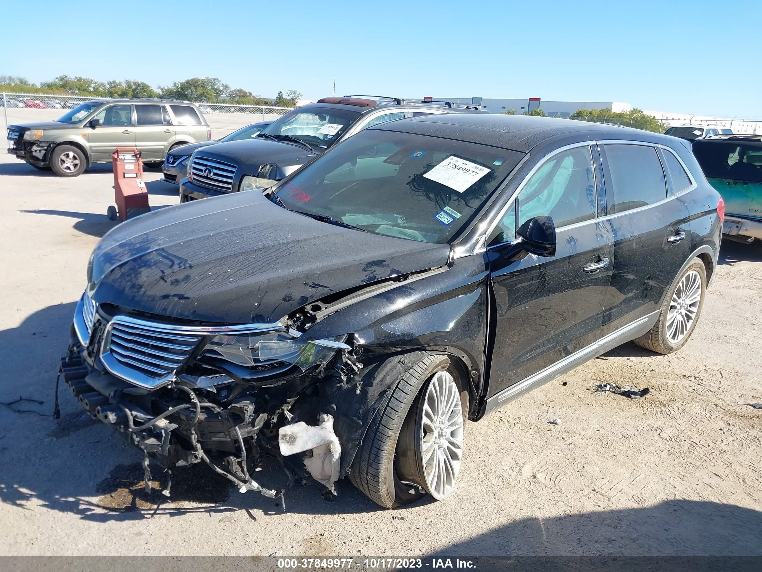 Photo 1 VIN: 2LMPJ6LR4HBL30291 - LINCOLN MKX 