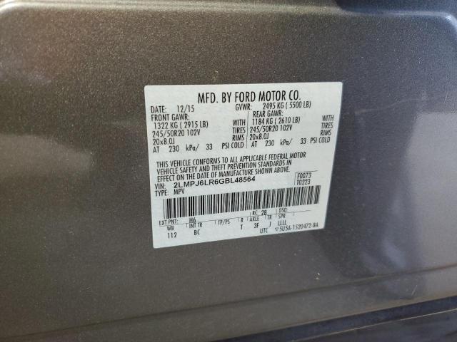 Photo 11 VIN: 2LMPJ6LR6GBL48564 - LINCOLN MKX RESERV 