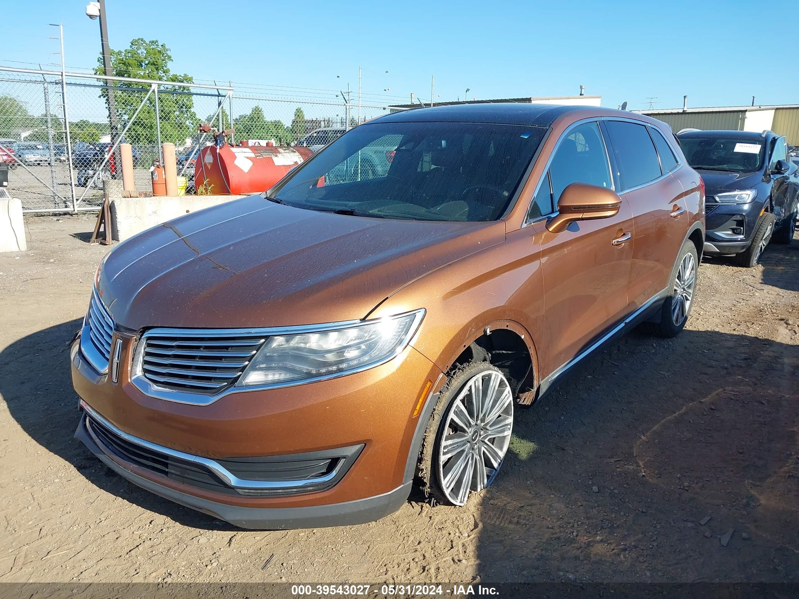 Photo 1 VIN: 2LMPJ7JR9HBL10028 - LINCOLN MKX 