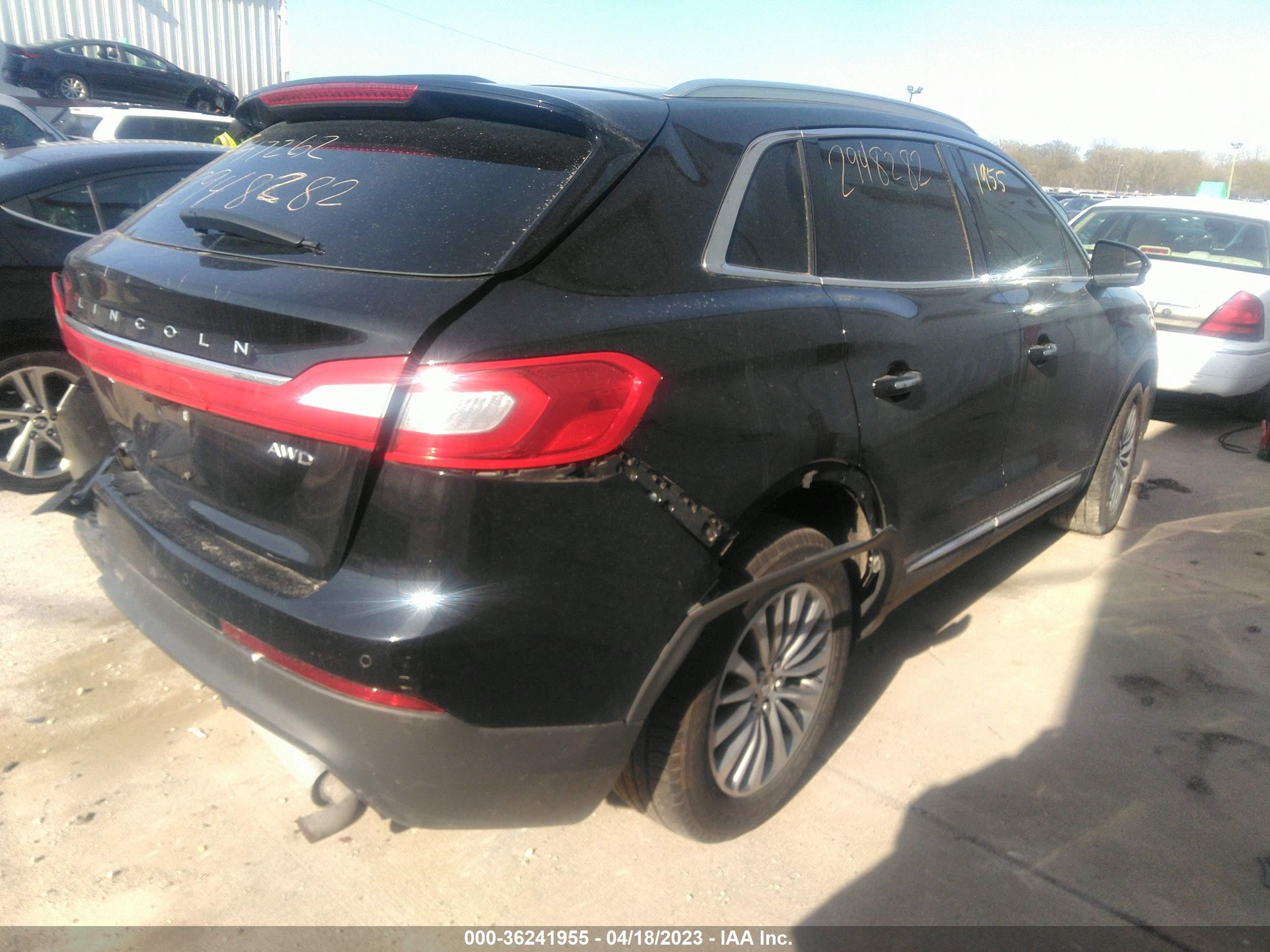 Photo 3 VIN: 2LMPJ8KR1JBL22295 - LINCOLN MKX 