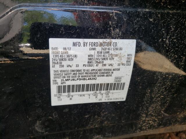 Photo 9 VIN: 2LMPJ8LP5HBL48292 - LINCOLN MKX RESERV 