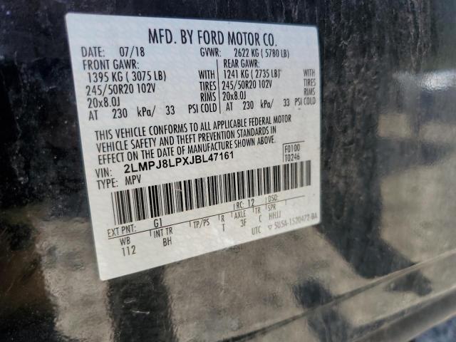 Photo 12 VIN: 2LMPJ8LPXJBL47161 - LINCOLN MKX RESERV 