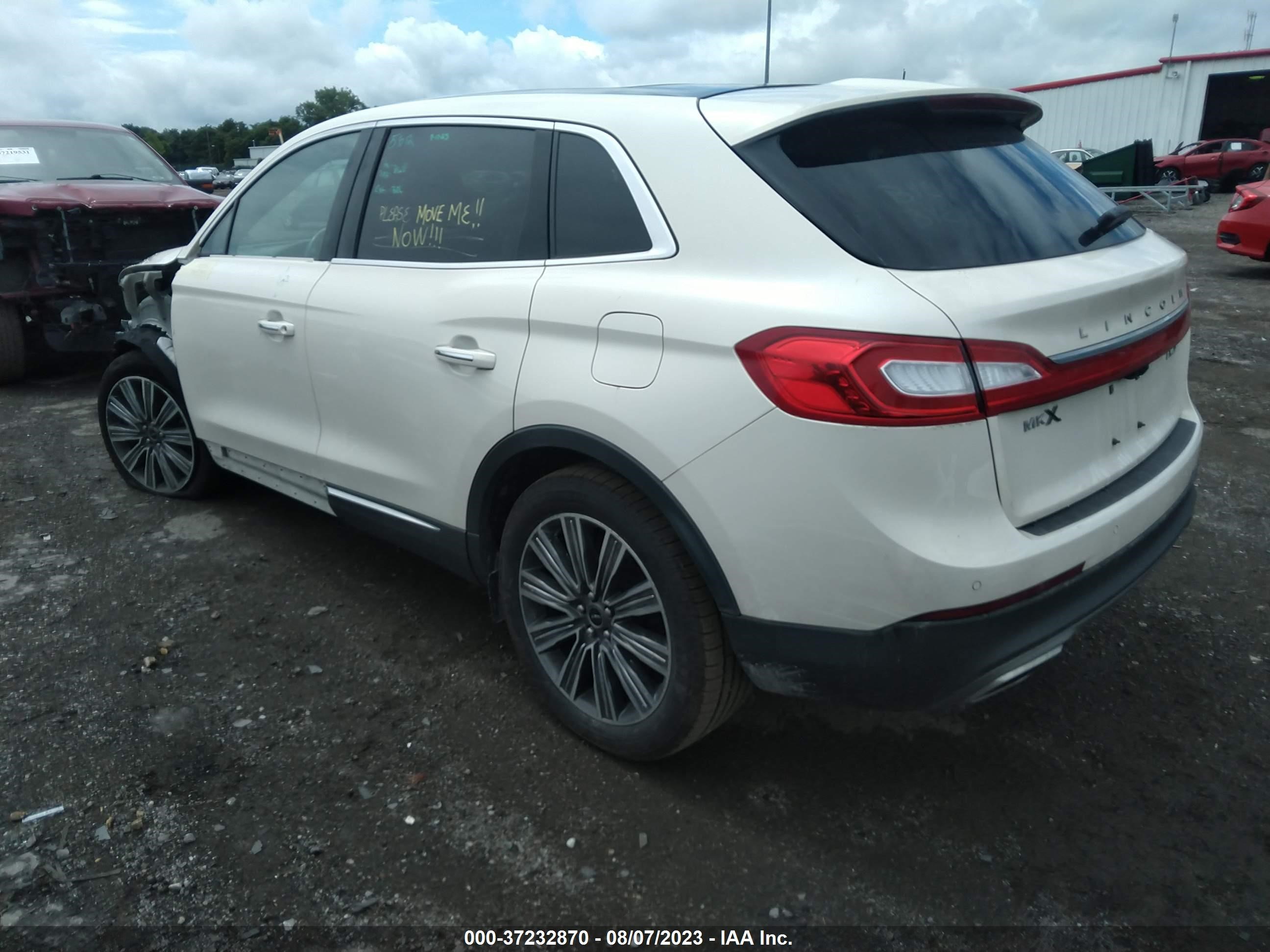 Photo 2 VIN: 2LMPJ9JR4GBL82619 - LINCOLN MKX BLACK 