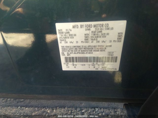 Photo 8 VIN: 2LMTJ6JP6GBL51433 - LINCOLN MKX 