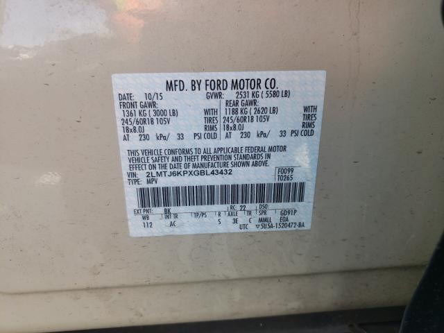 Photo 9 VIN: 2LMTJ6KPXGBL43432 - LINCOLN MKX 