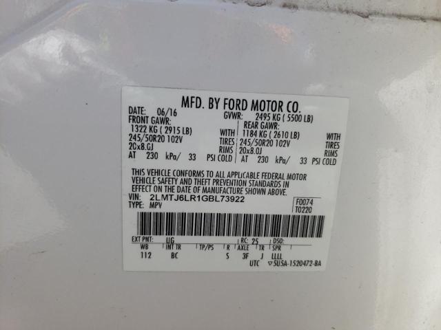 Photo 13 VIN: 2LMTJ6LR1GBL73922 - LINCOLN MKX RESERV 