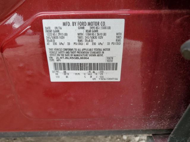 Photo 12 VIN: 2LMTJ6LR5GBL86964 - LINCOLN MKX RESERV 