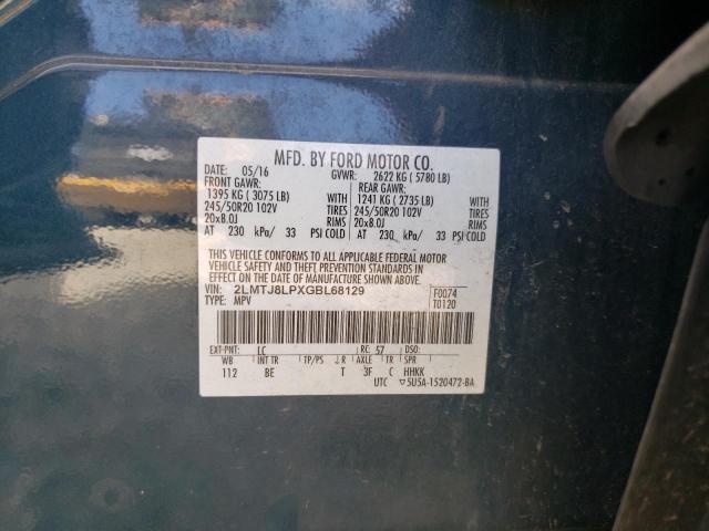 Photo 12 VIN: 2LMTJ8LPXGBL68129 - LINCOLN MKX RESERV 