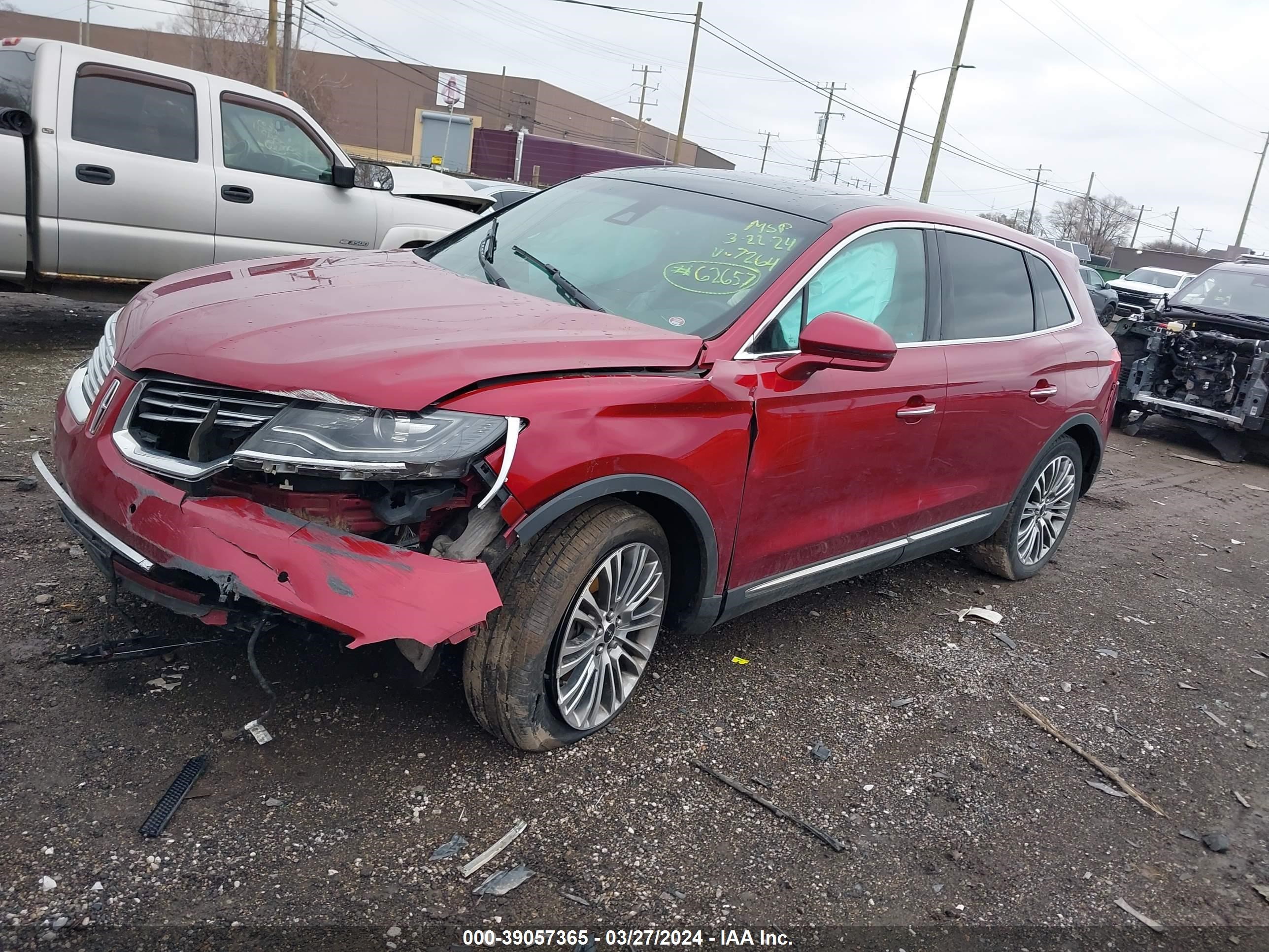 Photo 1 VIN: 2LMTJ8LR9GBL67264 - LINCOLN MKX 