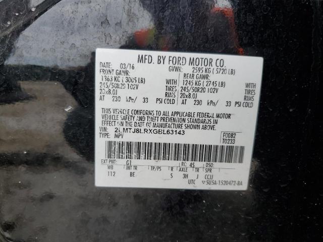 Photo 11 VIN: 2LMTJ8LRXGBL63143 - LINCOLN MKX 