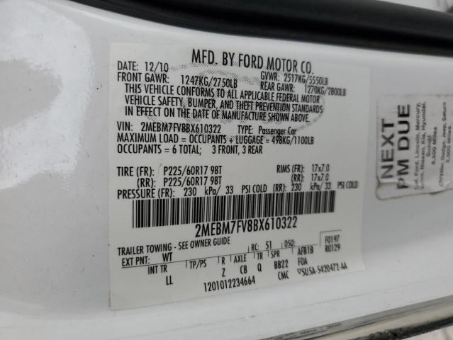 Photo 11 VIN: 2MEBM7FV8BX610322 - MERCURY GRMARQUIS 