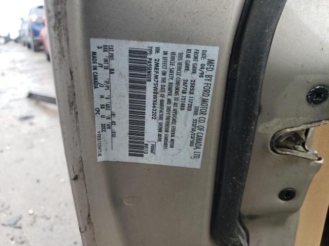 Photo 11 VIN: 2MEFM75W8WX663202 - MERCURY GRMARQUIS 