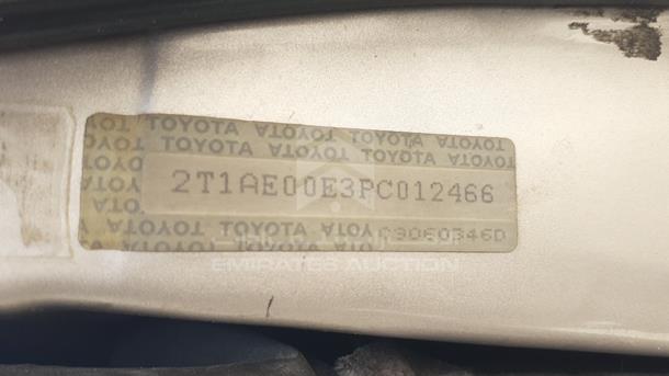 Photo 1 VIN: 2T1AE00E3PC012466 - TOYOTA COROLLA 