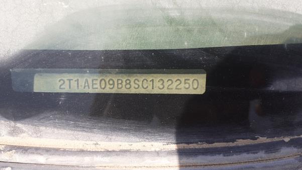 Photo 2 VIN: 2T1AE09B8SC132250 - TOYOTA COROLLA 