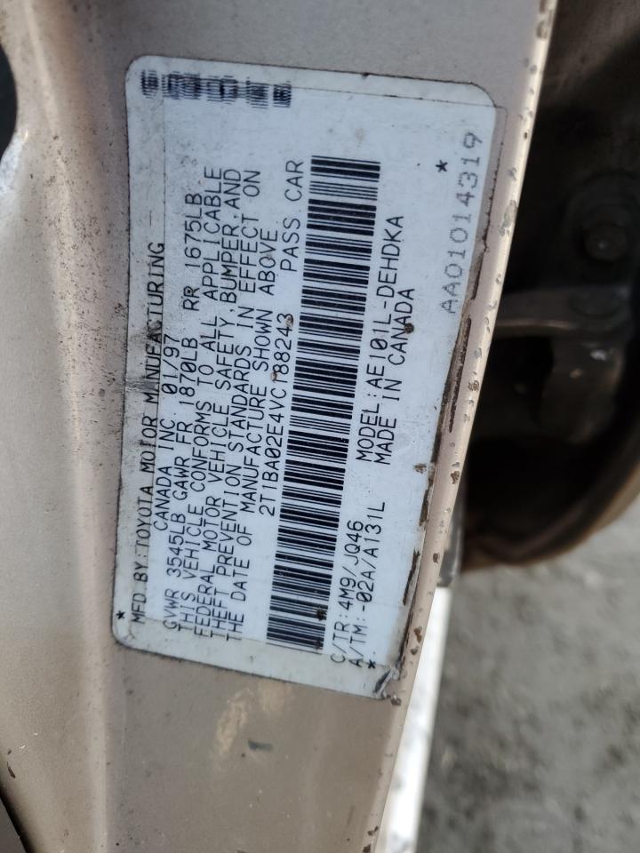 Photo 11 VIN: 2T1BA02E4VC188243 - TOYOTA COROLLA 