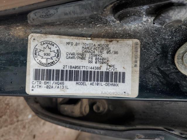 Photo 11 VIN: 2T1BA05E7TC144388 - TOYOTA COROLLA 