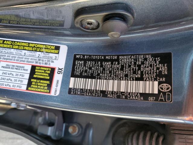 Photo 11 VIN: 2T1BPRHE0GC482641 - TOYOTA COROLLA 