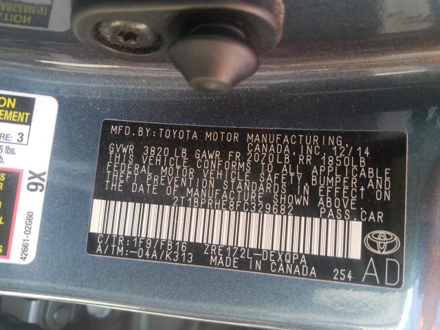 Photo 9 VIN: 2T1BPRHE8FC329682 - TOYOTA COROLLA EC 