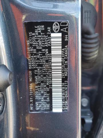 Photo 12 VIN: 2T1BPRHE8FC343405 - TOYOTA COROLLA 