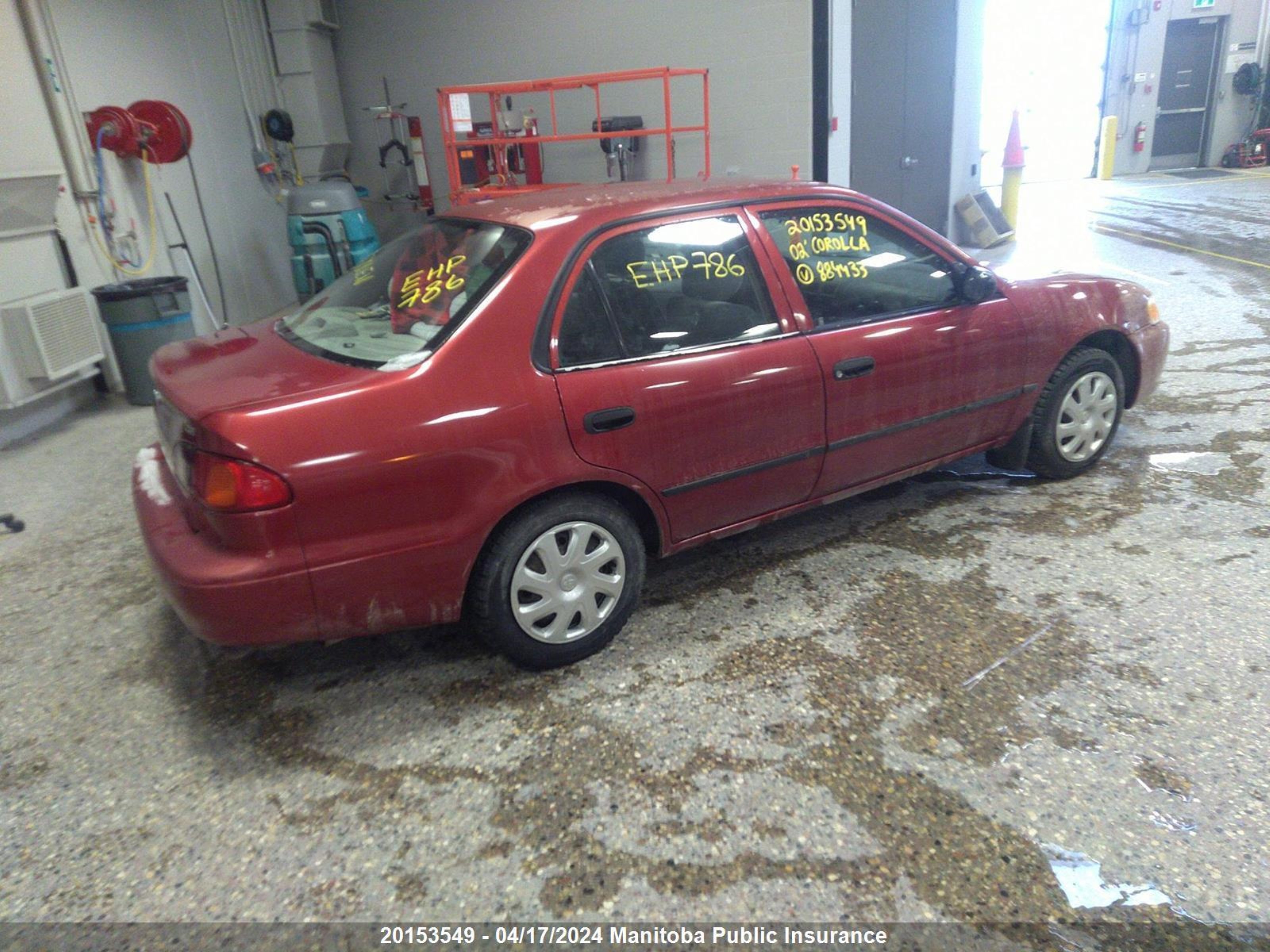 Photo 3 VIN: 2T1BR12E22C884433 - TOYOTA COROLLA 