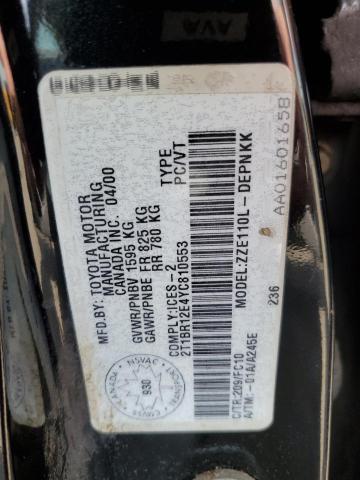 Photo 11 VIN: 2T1BR12E4YC810553 - TOYOTA COROLLA 