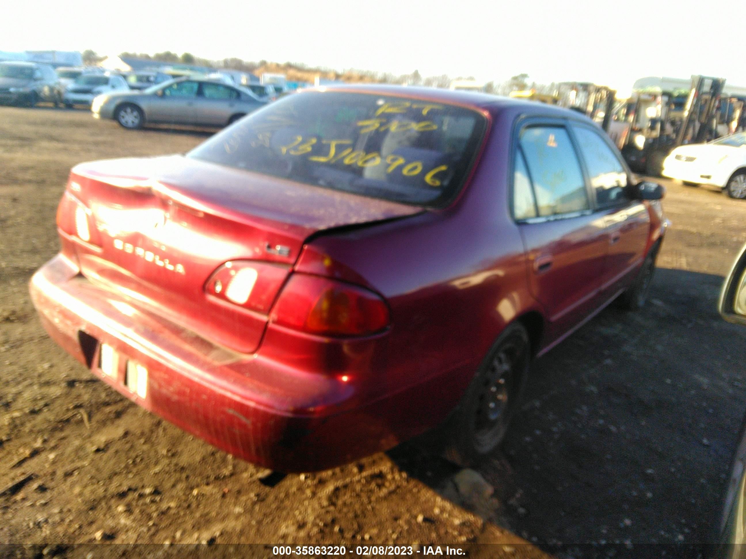 Photo 3 VIN: 2T1BR18E3YC287632 - TOYOTA COROLLA 