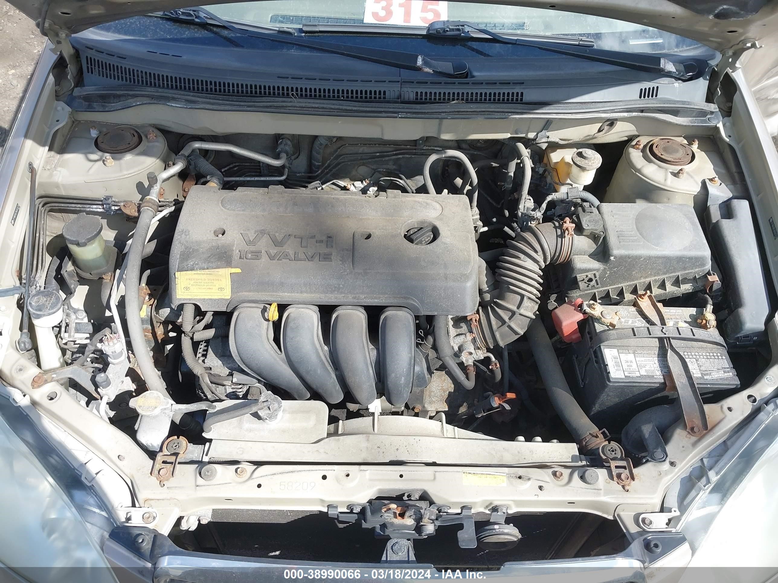 Photo 9 VIN: 2T1BR30E26C625736 - TOYOTA COROLLA 