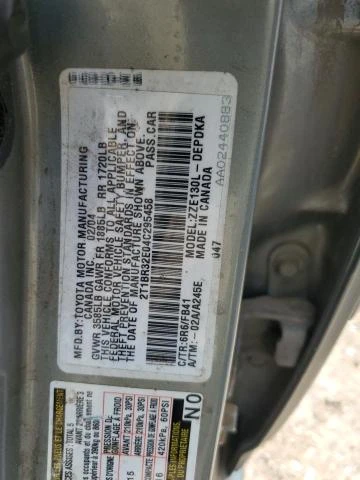 Photo 11 VIN: 2T1BR32E04C295458 - TOYOTA COROLLA CE 