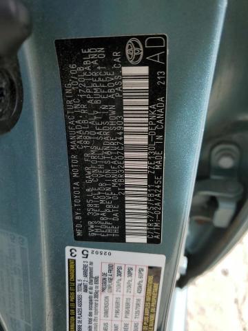 Photo 12 VIN: 2T1BR32E07C744903 - TOYOTA COROLLA CE 