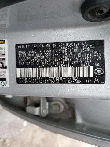 Photo 11 VIN: 2T1BR32E15C504966 - TOYOTA COROLLA 