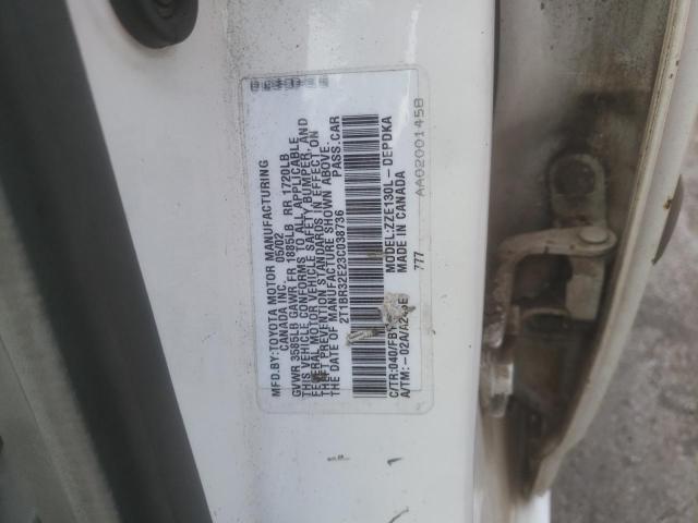 Photo 11 VIN: 2T1BR32E23C038736 - TOYOTA COROLLA 