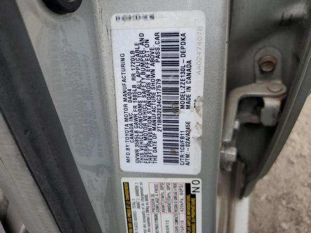 Photo 11 VIN: 2T1BR32E34C317579 - TOYOTA COROLLA CE 