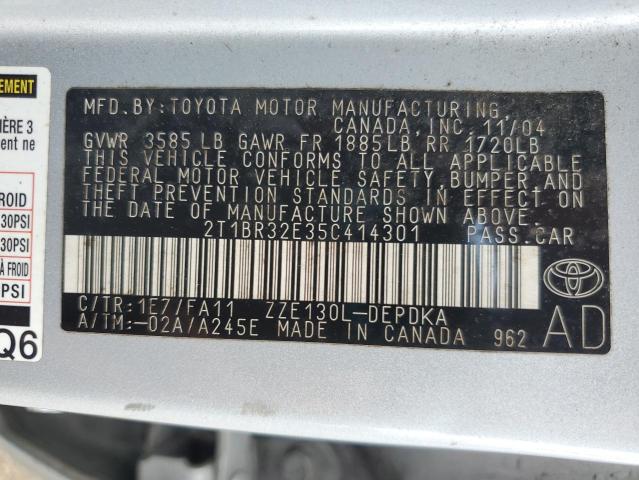 Photo 11 VIN: 2T1BR32E35C414301 - TOYOTA COROLLA 