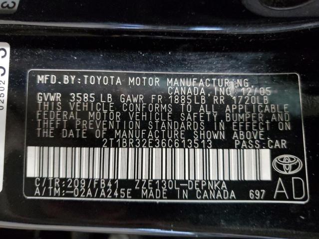 Photo 11 VIN: 2T1BR32E36C613513 - TOYOTA COROLLA 