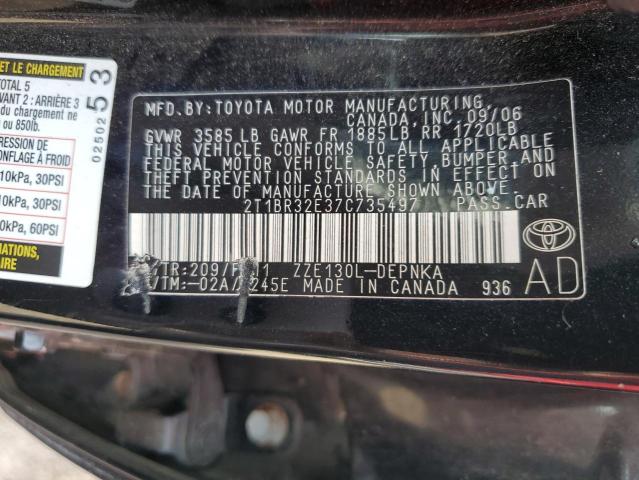 Photo 11 VIN: 2T1BR32E37C735497 - TOYOTA COROLLA 