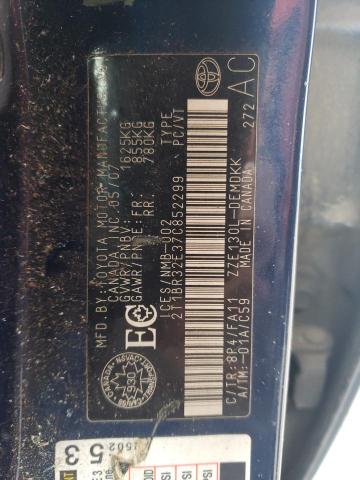 Photo 12 VIN: 2T1BR32E37C852299 - TOYOTA COROLLA 