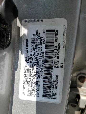 Photo 11 VIN: 2T1BR32E43C066439 - TOYOTA COROLLA 