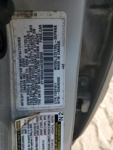 Photo 11 VIN: 2T1BR32E44C303058 - TOYOTA COROLLA CE 