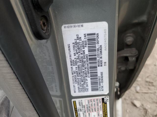 Photo 11 VIN: 2T1BR32E44C305893 - TOYOTA COROLLA CE 