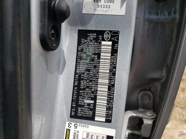 Photo 11 VIN: 2T1BR32E46C592879 - TOYOTA COROLLA CE 