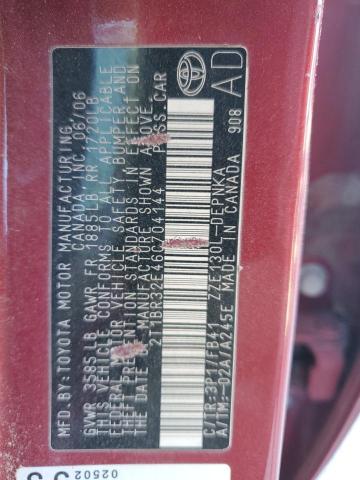 Photo 11 VIN: 2T1BR32E46C704144 - TOYOTA COROLLA 