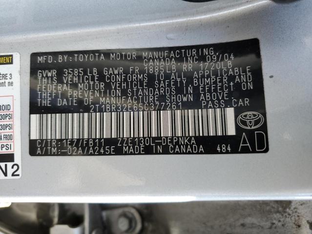 Photo 11 VIN: 2T1BR32E65C377261 - TOYOTA COROLLA 