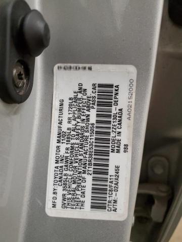 Photo 11 VIN: 2T1BR38E53C115056 - TOYOTA COROLLA CE 