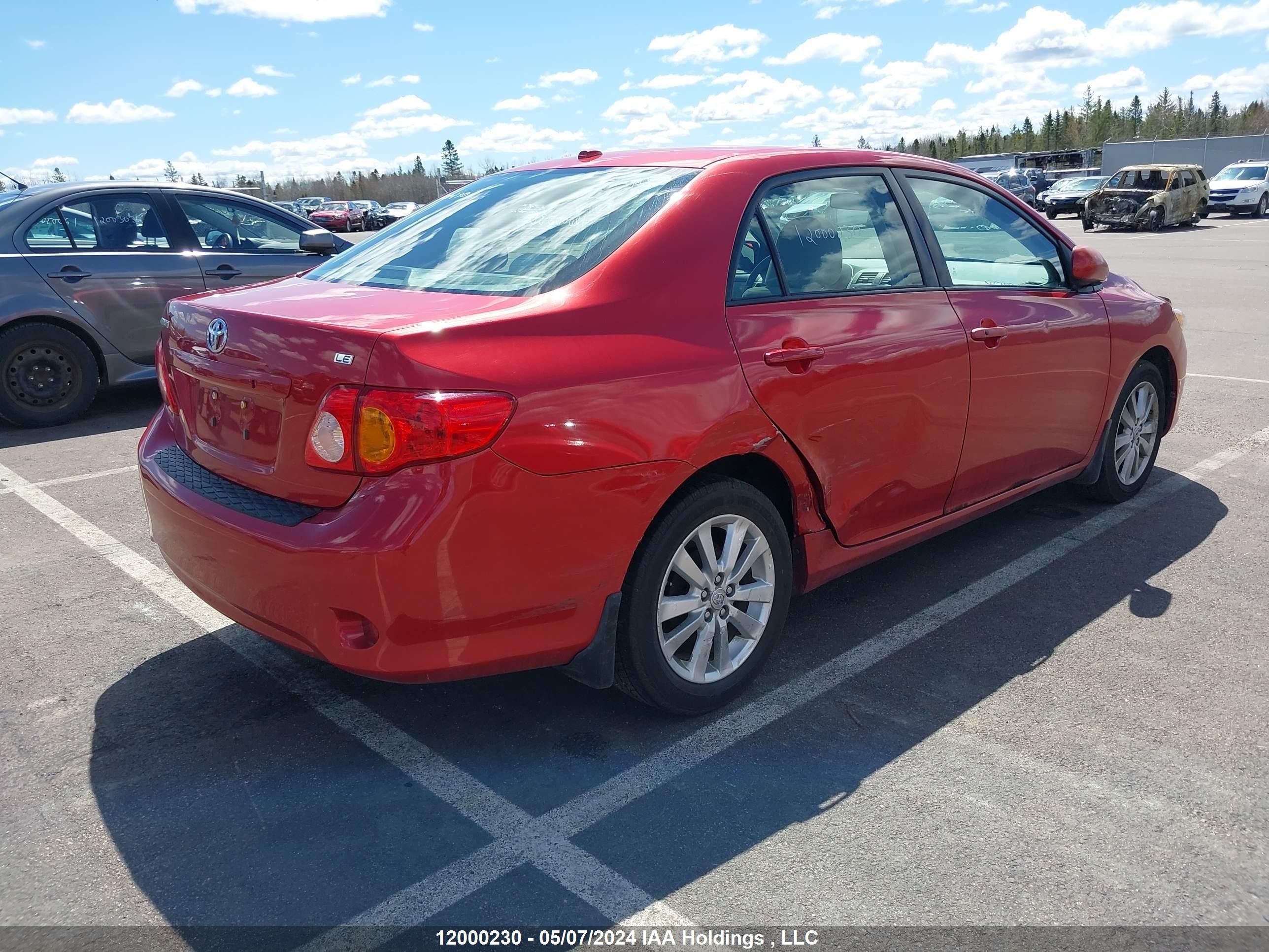 Photo 5 VIN: 2T1BU40E39C019726 - TOYOTA COROLLA 