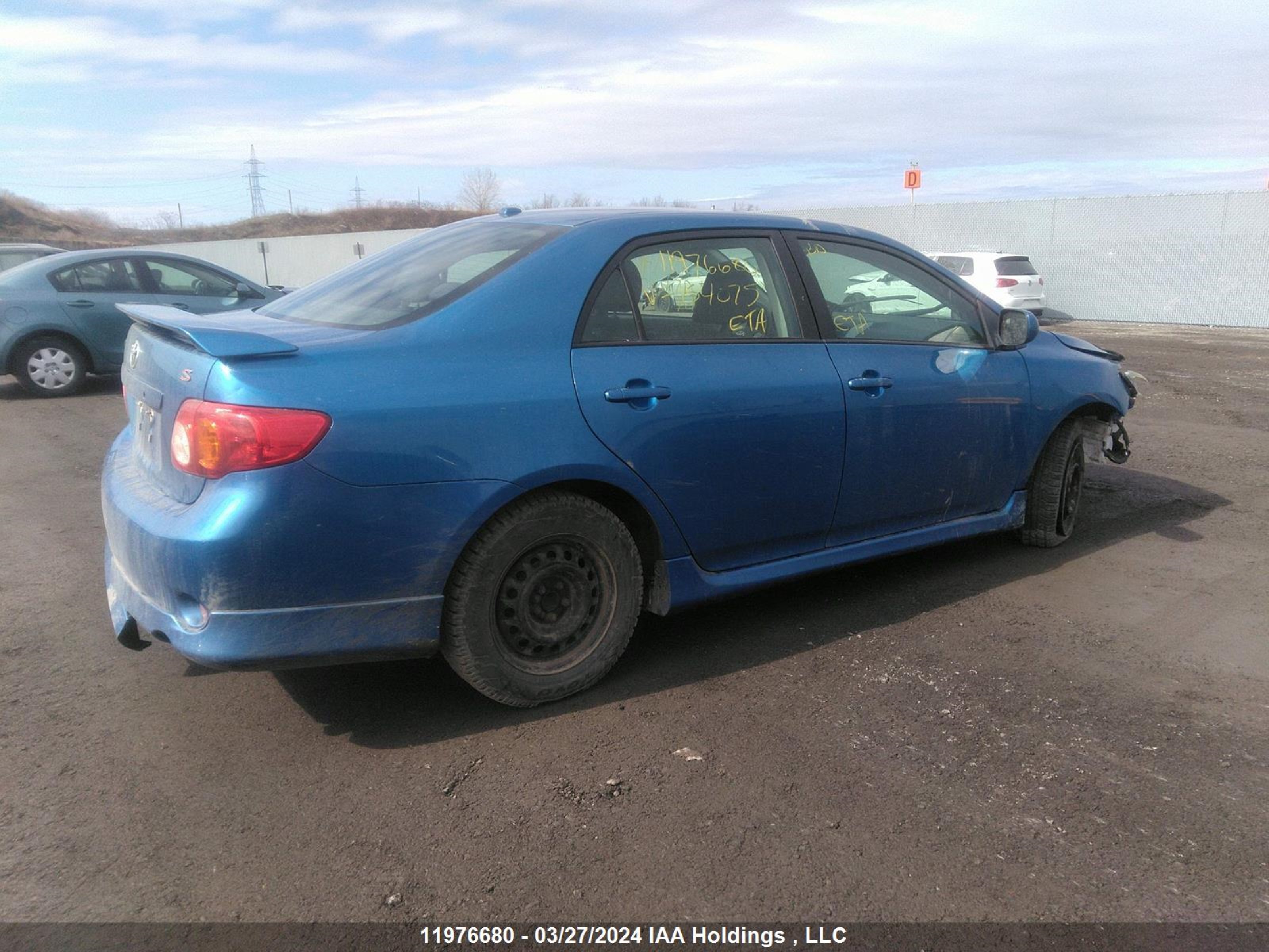 Photo 3 VIN: 2T1BU40E59C154075 - TOYOTA COROLLA 