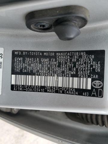 Photo 11 VIN: 2T1BU40E89C063348 - TOYOTA COROLLA 