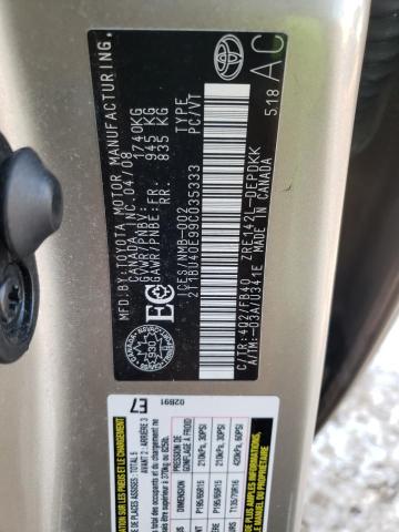 Photo 11 VIN: 2T1BU40E99C035333 - TOYOTA COROLLA BA 