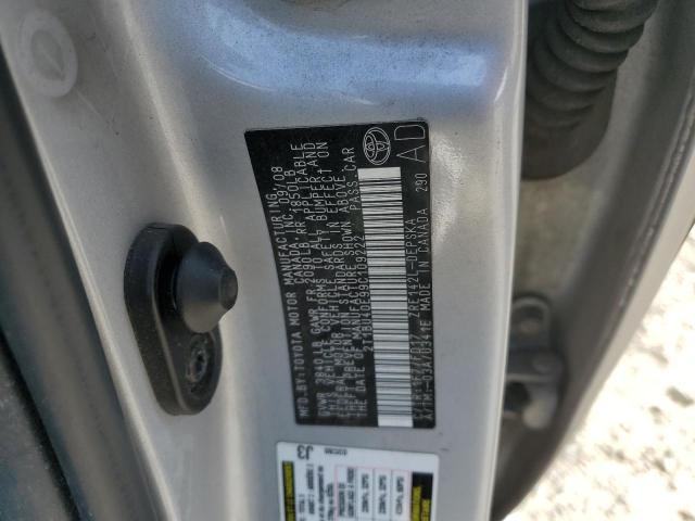 Photo 11 VIN: 2T1BU40E99C109222 - TOYOTA COROLLA 