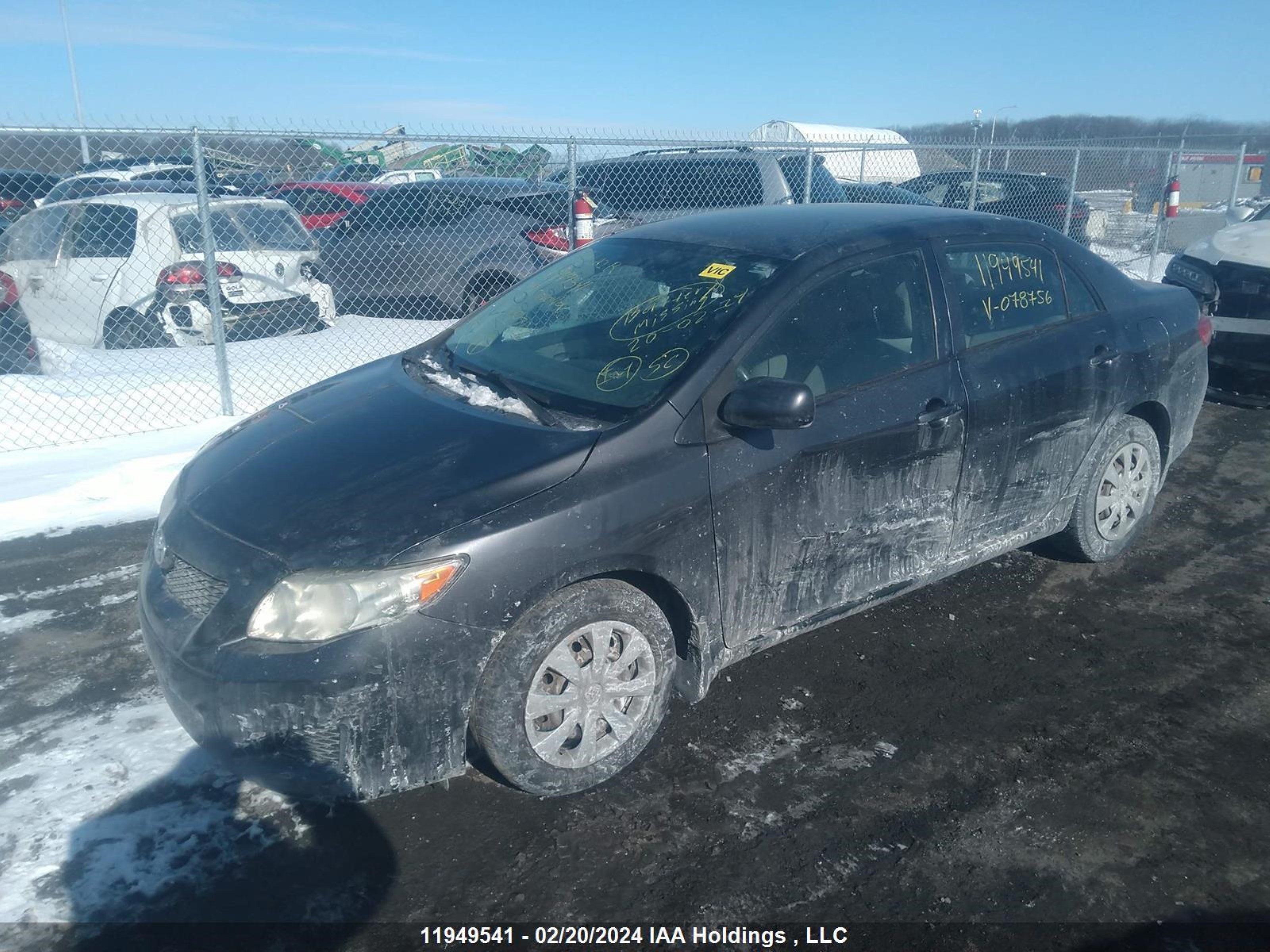 Photo 1 VIN: 2T1BU40EX9C078756 - TOYOTA COROLLA 